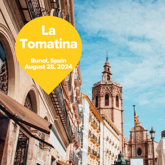 La Tomatina festival in Spain