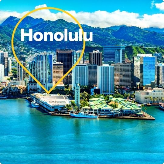 Honolulu skyline Hawaii