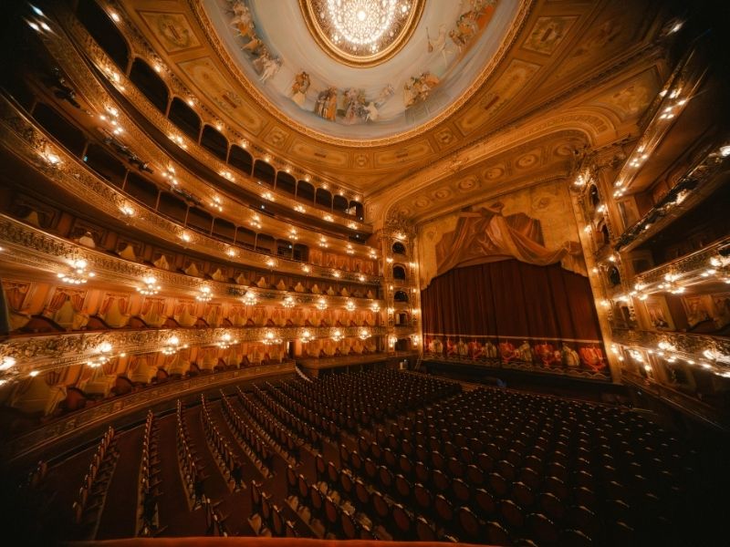 Inside of beautiful theatre