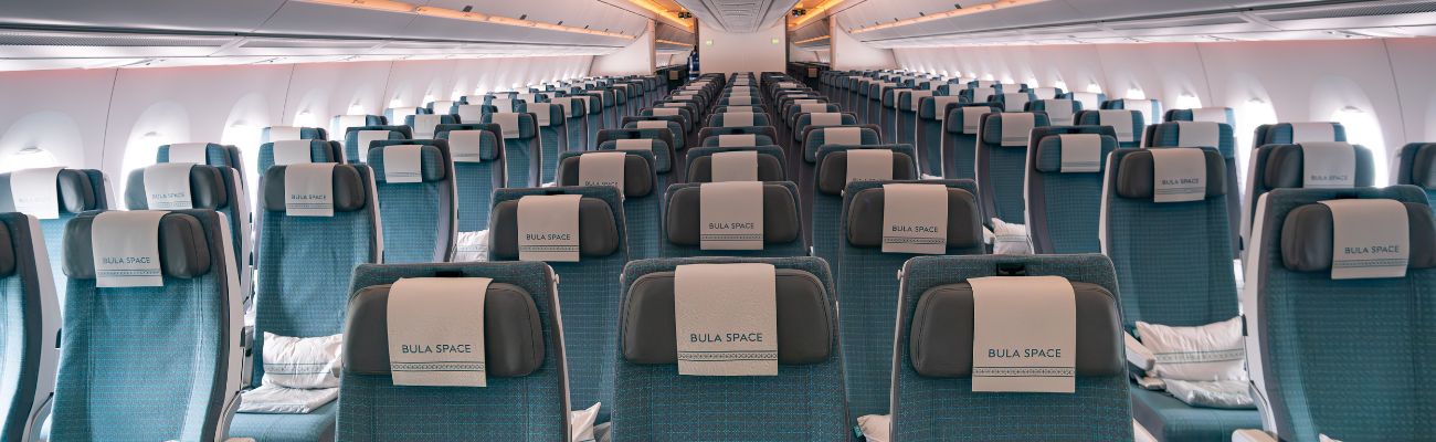 fiji airways inside plane