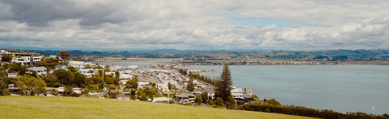 Coastal view of Napier