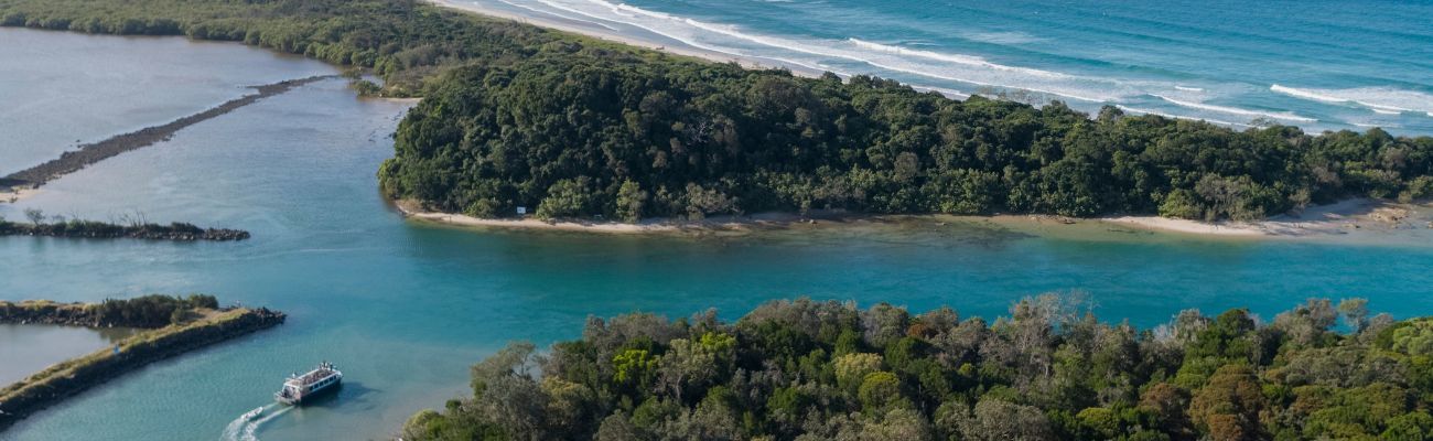 Aerial view of Brunswick Head