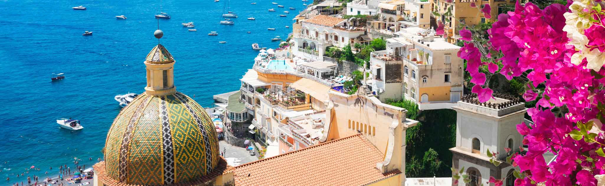 Italy scenic view of med coast