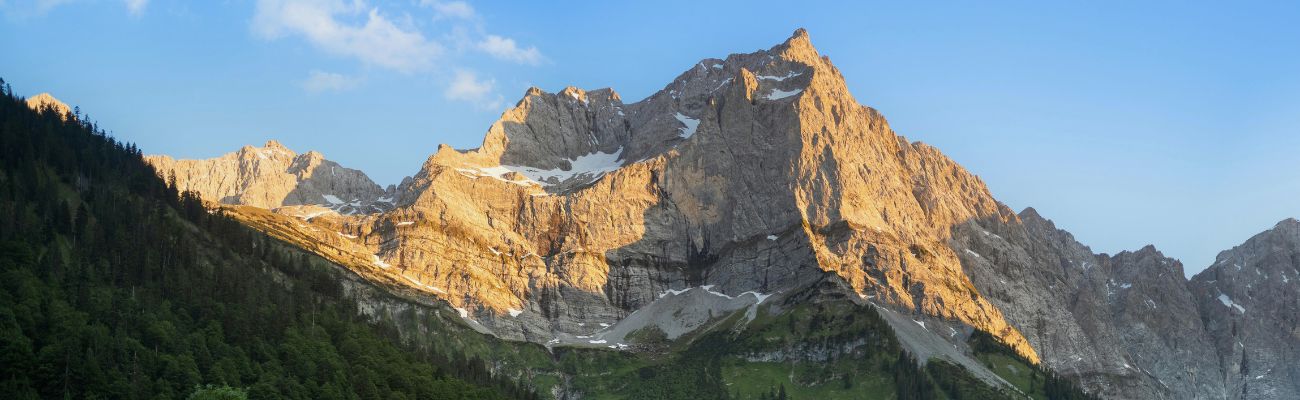 Austrian alps at sunrise