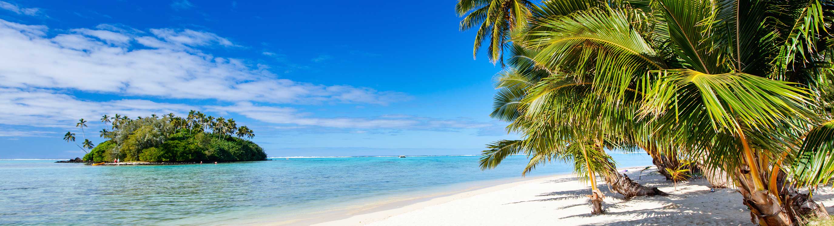 Rarotonga white sand beach
