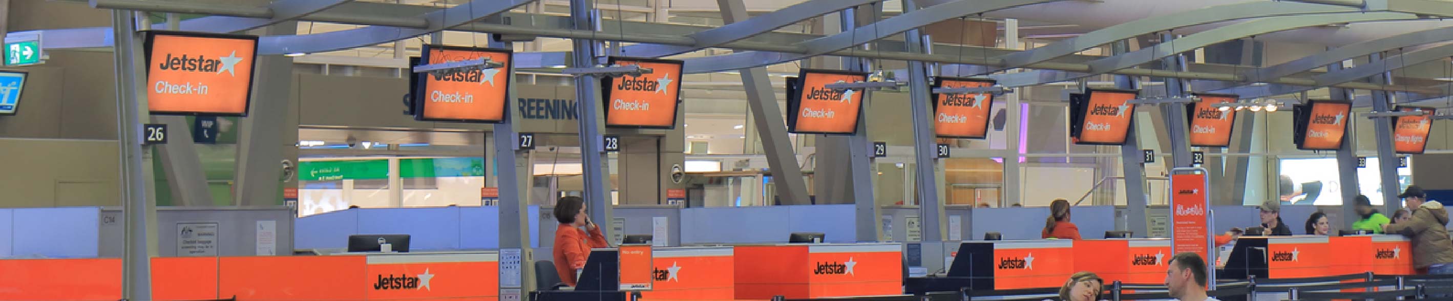 Jetstar checkin screens