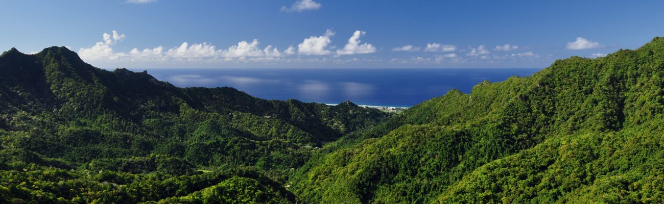 Rarotonga island view