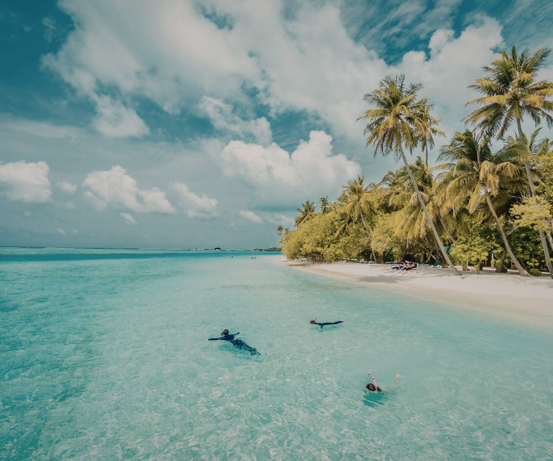 Snorkeling on island
