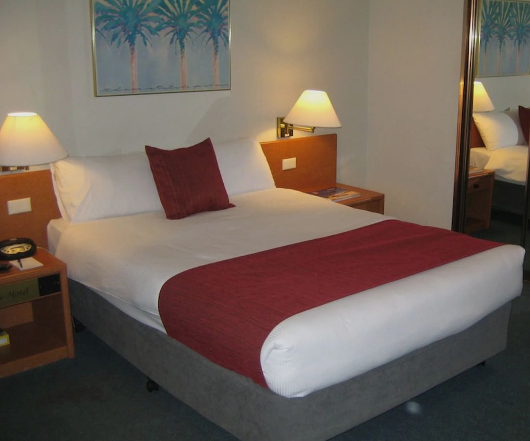 Basic hotel room