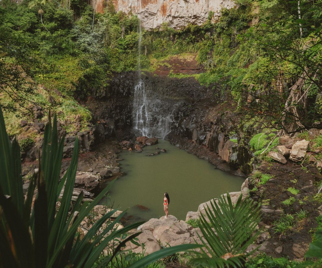Waterfall in hinterland