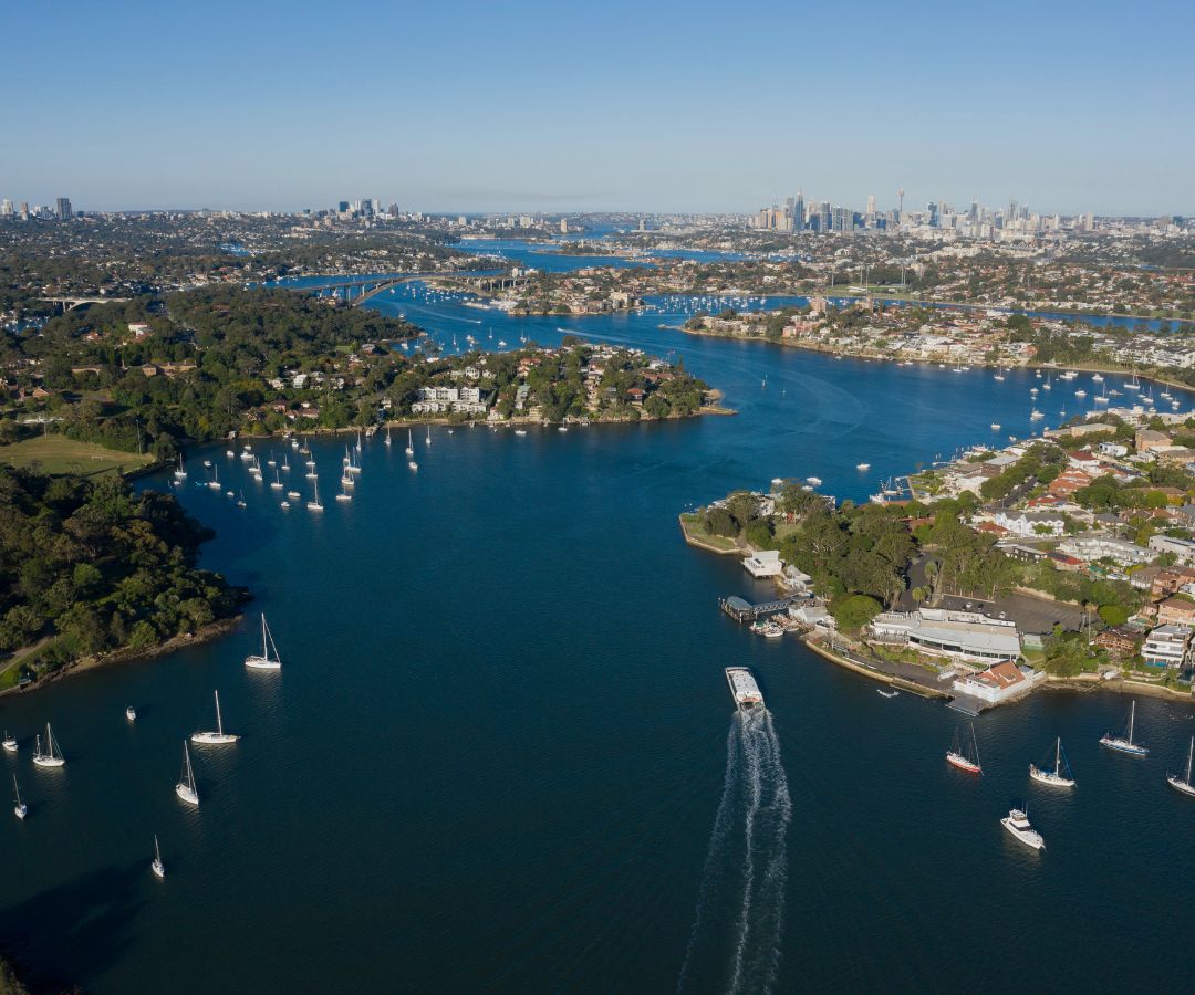 paramatta river and skyline
