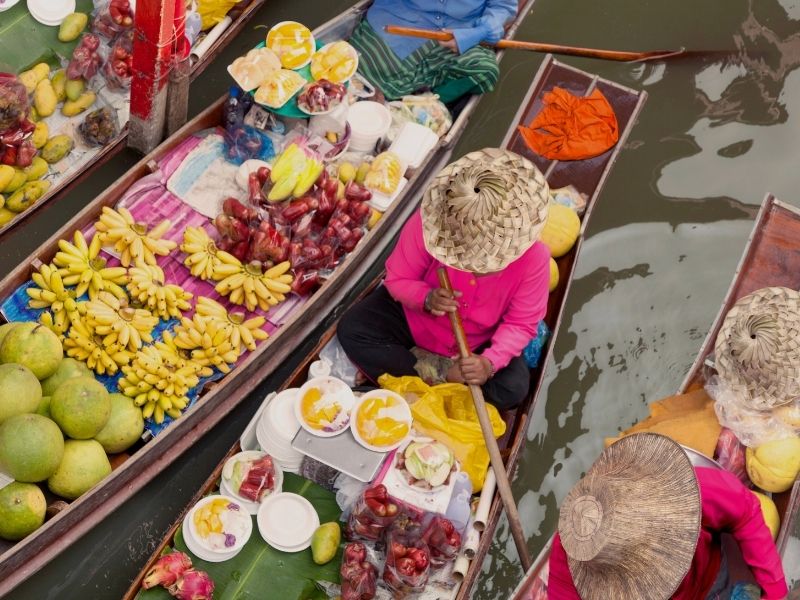 Bangkok-floating-markets