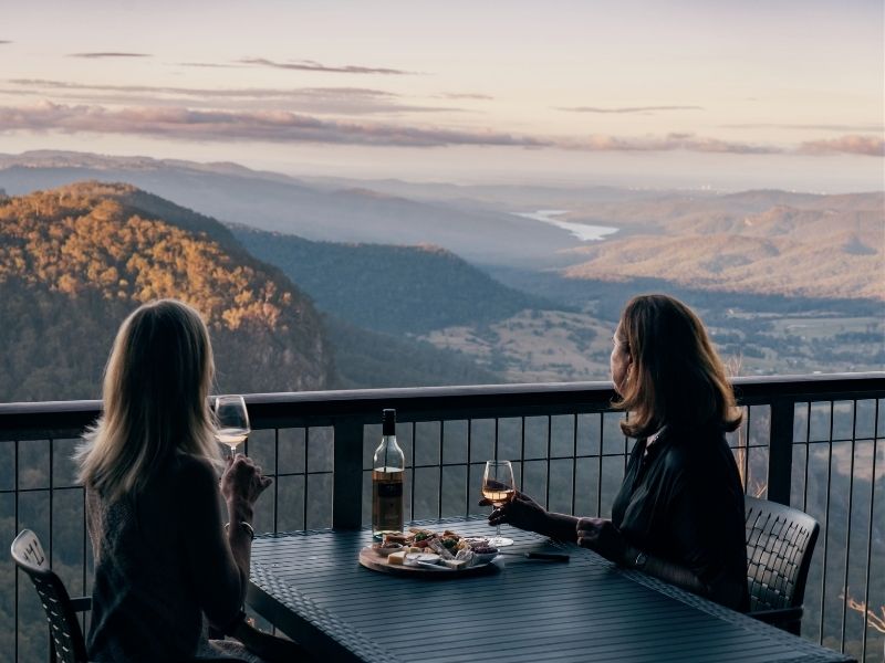 Lamington national park dining