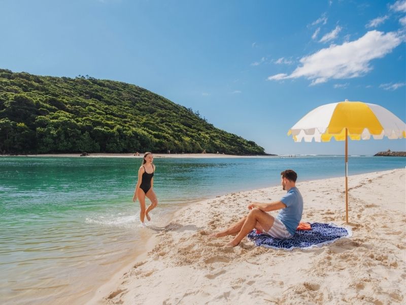 Couple at Tallebudgera Creek