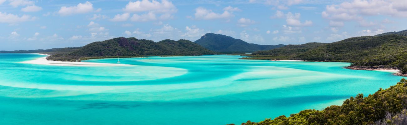 Whitsundays Whitehaven Beach aerial