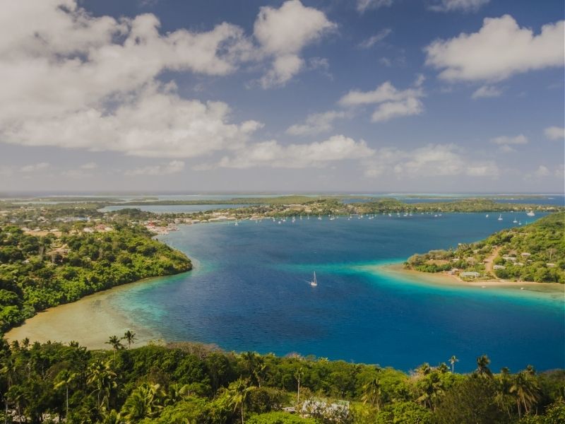 Tonga Drone View