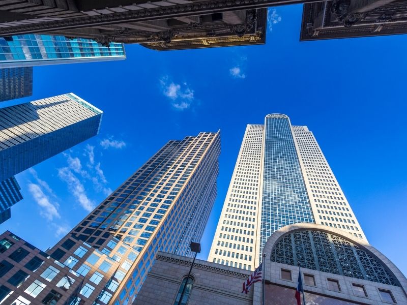 Skyscrapers in Dallas