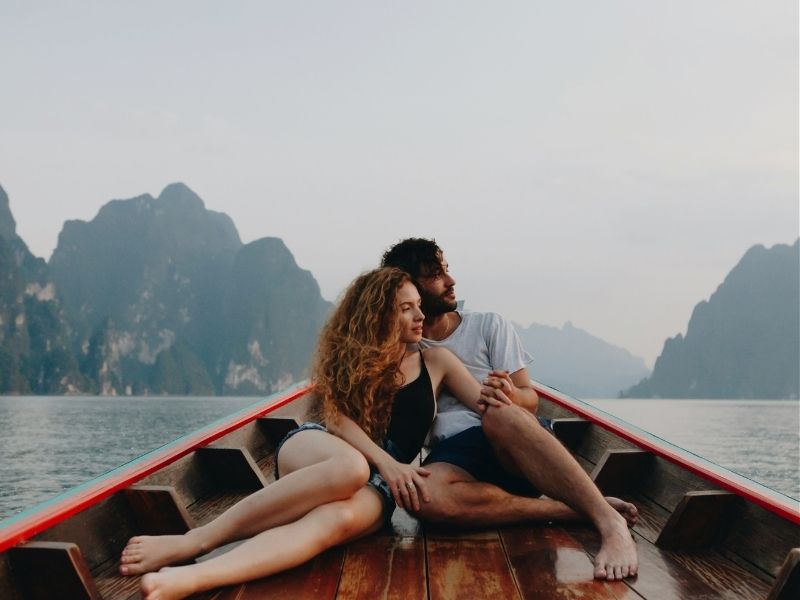 couple in boat