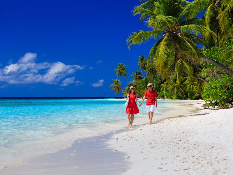 couple on beach