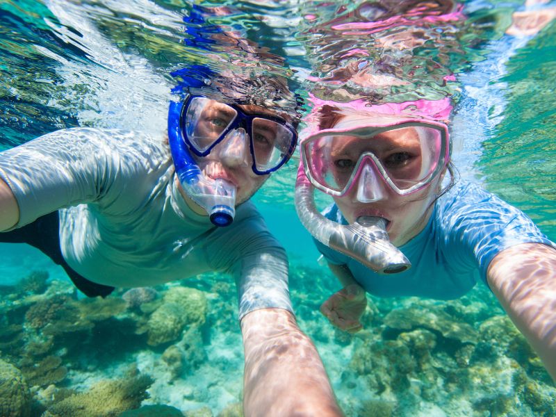snorkelling