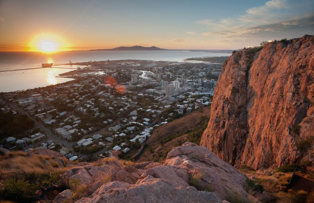 townsville at sunset